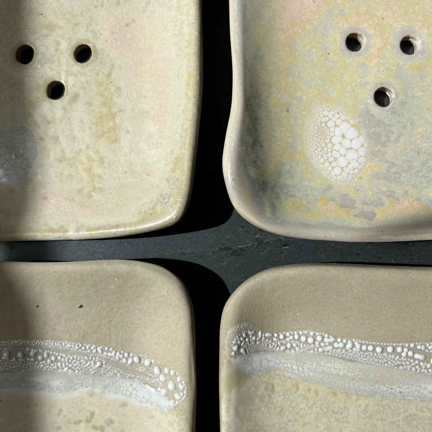 Handmade Himalayan Salt Ceramic Soap Dish