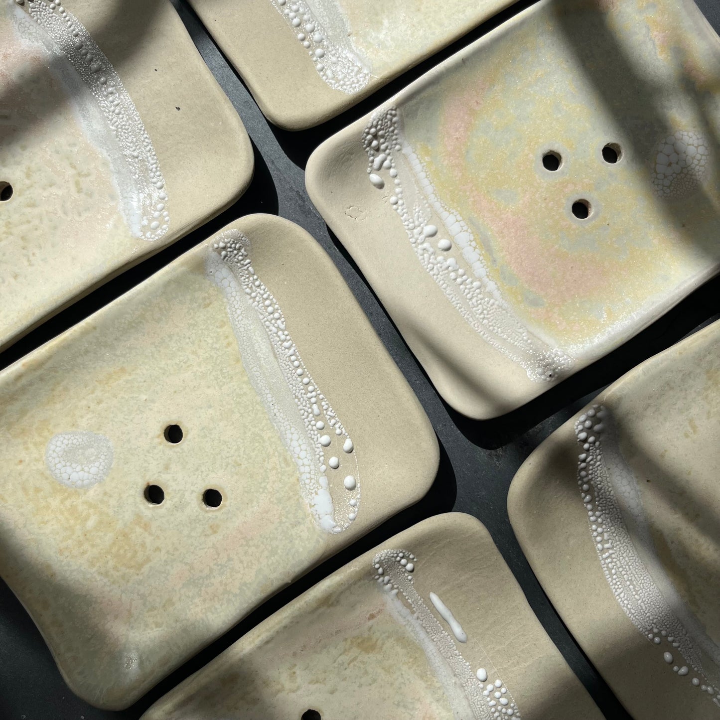 Handmade Himalayan Salt Ceramic Soap Dish